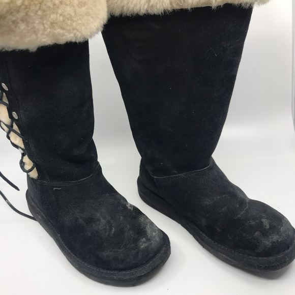 High UGG Black Boots Size US 7 - Picture 3 of 8